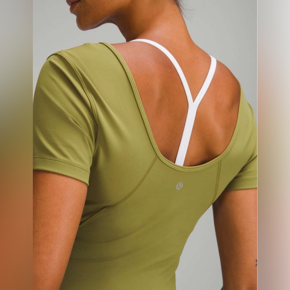 Lululemon Align T-Shirt Bronze Green size 4 new no tag